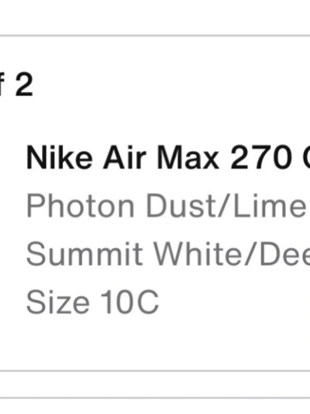 Nike Air Max 270 GO, easy on/off Kids Sneakers with Neon Green Heel Accent